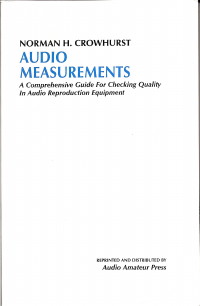 audio measurements